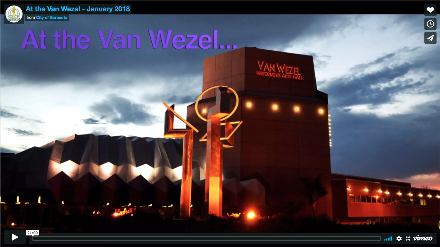 At The Van Wezel - January 2018