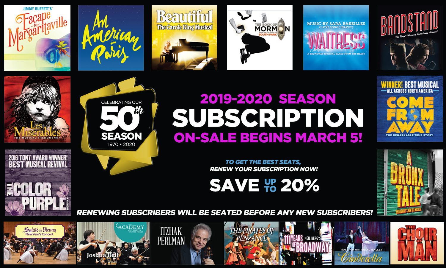 2019-2020 Subscription Series